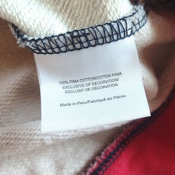 Tory Burch Women's Size Medium Cotton Tapestry Long Sleeve Crew Sweater - Picture 9 of 11